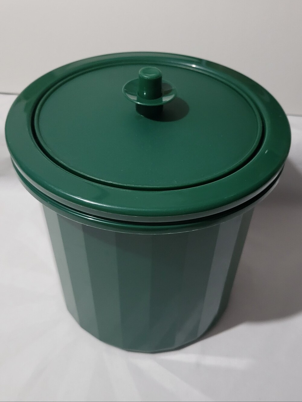 Vintage Tupperware Ice Bucket Insulated 3pc Green
